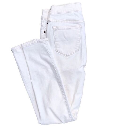 J Crew Denim Toothpick Size 26 Cream Ivory Skinny Womens Jeans - Picture 2 of 8